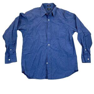 J.Crew Factory Men's Button-Up Shirt M Blue Checkered